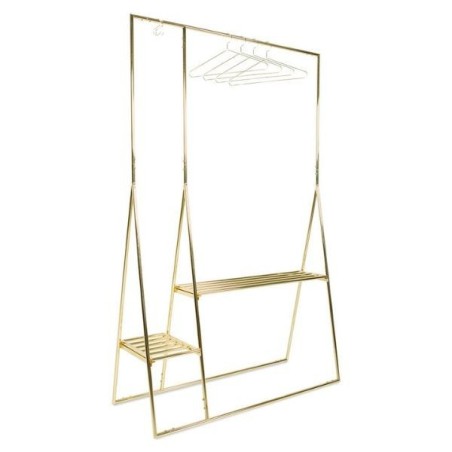 Brass clothing rack