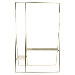 Brass clothing rack