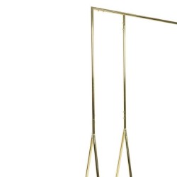 Brass clothing rack