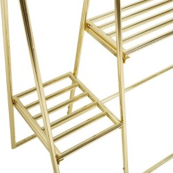 Brass clothing rack