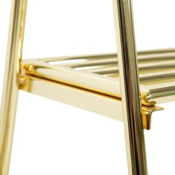 Brass clothing rack