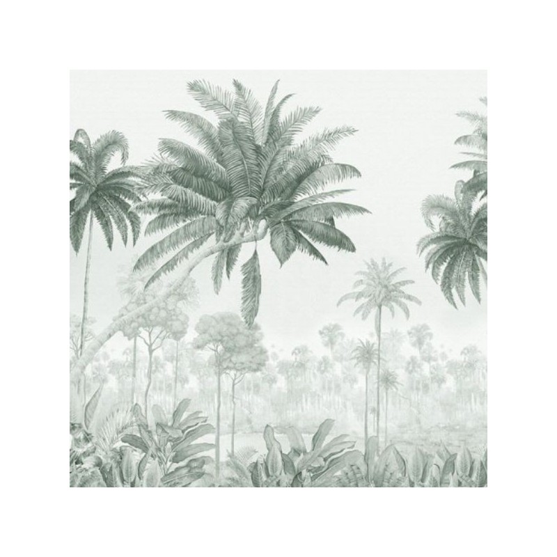 Wallpaper Mural Borabora Green