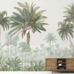 Wallpaper Mural Borabora Green