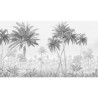 Wallpaper Mural Borabora Graphite