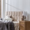 Cabeceira Square Beige 160