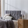 Cabeceira Square Cinza 160
