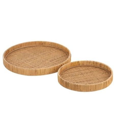 Tray Rattan Round S