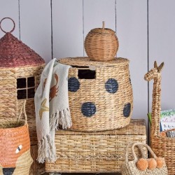 Basket Apple Rattan