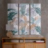 Quadro Tríptico Tropical