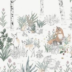 Magic Forest Mural Papel de Parede