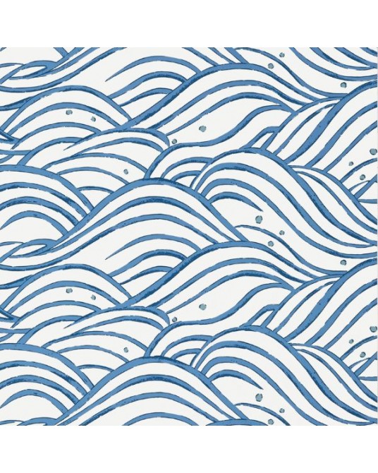 Wallpaper Waves Blue