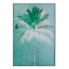 Quadro Tela Palm Turquoise
