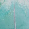 Quadro Tela Palm Turquoise