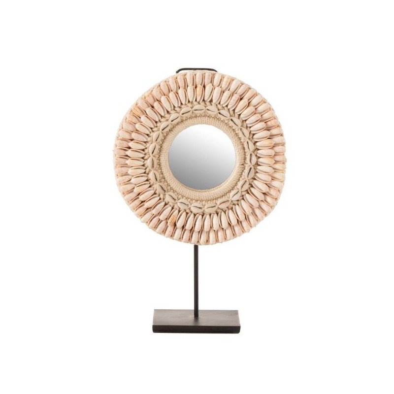 Mirror Pedestal Mona Shells