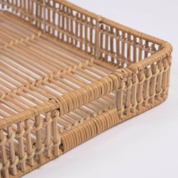 Set 2 Trays Collen Rattan