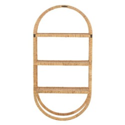 Oval Bookcase Rattan