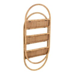 Oval Bookcase Rattan