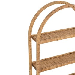 Oval Bookcase Rattan