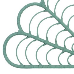 Headboard Rattan 160 Green