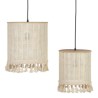 Set 2 Tassel Ceeiling Lamps