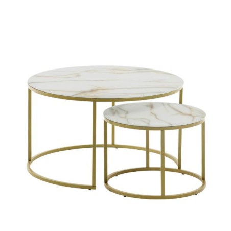 Set 2 Coffee Tables Leonor