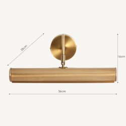 Wall Lamp Gold Deco