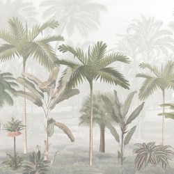 Mural Papel de Parede Vintage Palms