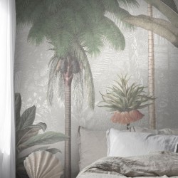 Mural Papel de Parede Vintage Palms