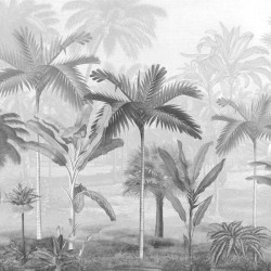 Mural Papel de Parede Vintage Palms