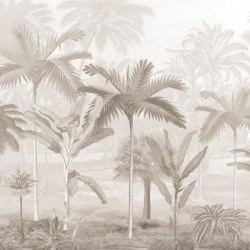 Mural Papel de Parede Vintage Palms