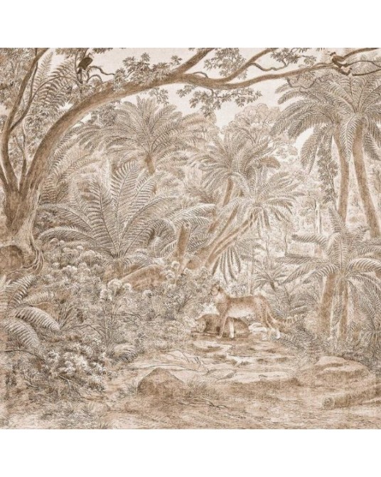 Wallpaper Mural Borneo Sepia
