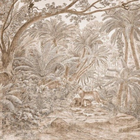 Wallpaper Mural Borneo Sepia