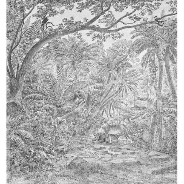 Painel Papel de Parede Borneo Graphite
