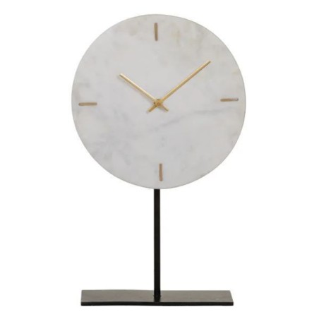 Clock Marble Gold