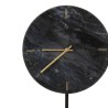Clock Marble Gold Black
