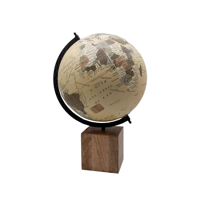 Wood Globe