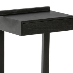 Black Bedside Table