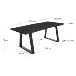 Dining Table Pier Black