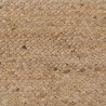 Rug White Border Jute 170x70 cm