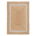 Tapete White Border Juta 230x160 cm