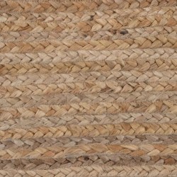 Rug White Border Jute 290x200 cm