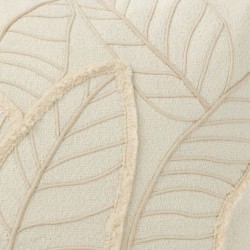 White Leaf Pillow