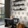 Papel de Parede Palm Trees Light Beige