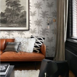 Papel de Parede Palm Trees Light Beige