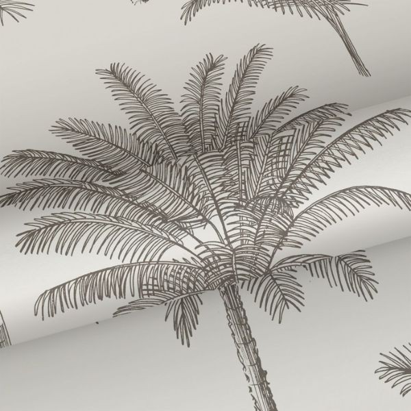 Papel de Parede Palm Trees Light Beige
