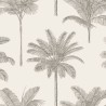 Papel de Parede Palm Trees Light Beige