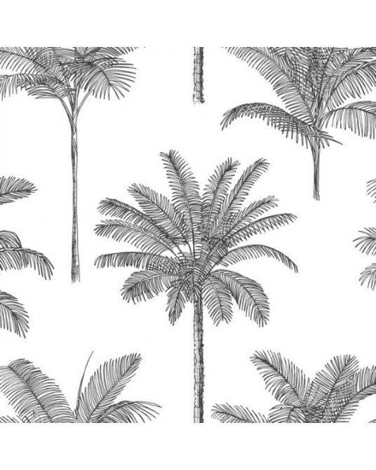 Papel de Parede Palm Trees White