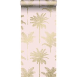 Wallpaper Palm Trees Pink