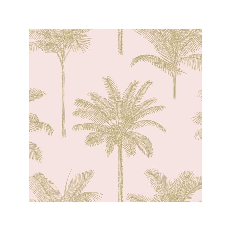 Papel de Parede Palm Trees Pink