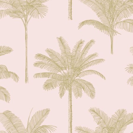 Wallpaper Palm Trees Pink